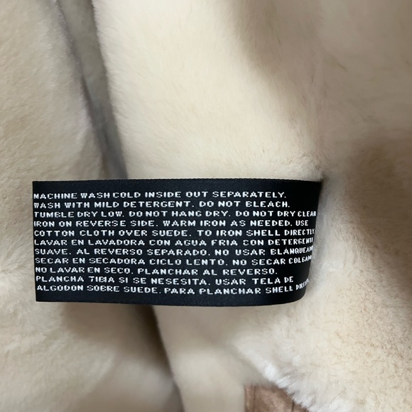 Suede, like new leather jacket/coat - Picture 8 of 12